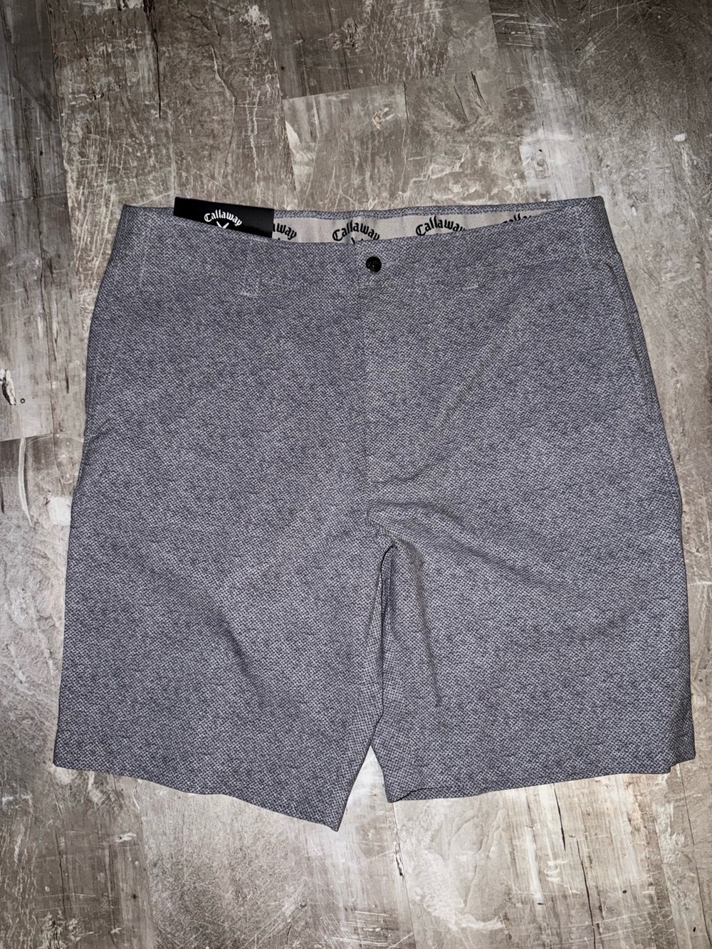 Callaway Men's Heather Gray Golf Shorts
